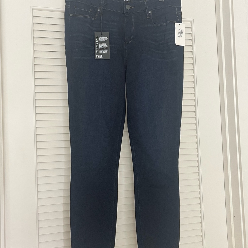 PAIGE Women's Deep Indigo Skinny Jeans